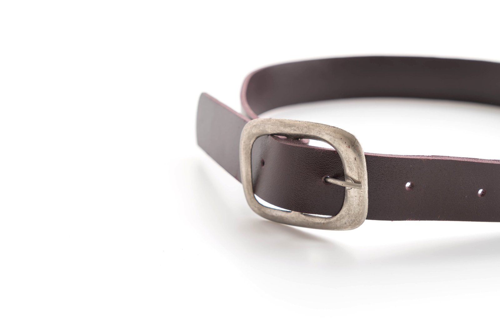 fashion belt on white background